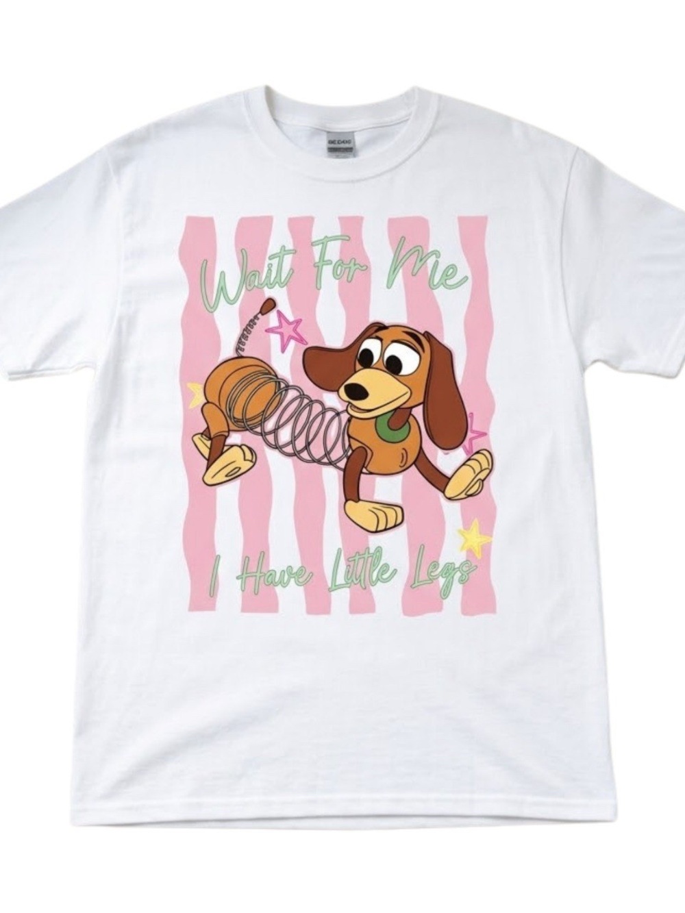 Slinky Wait for me I have little legs dog T-Shirt